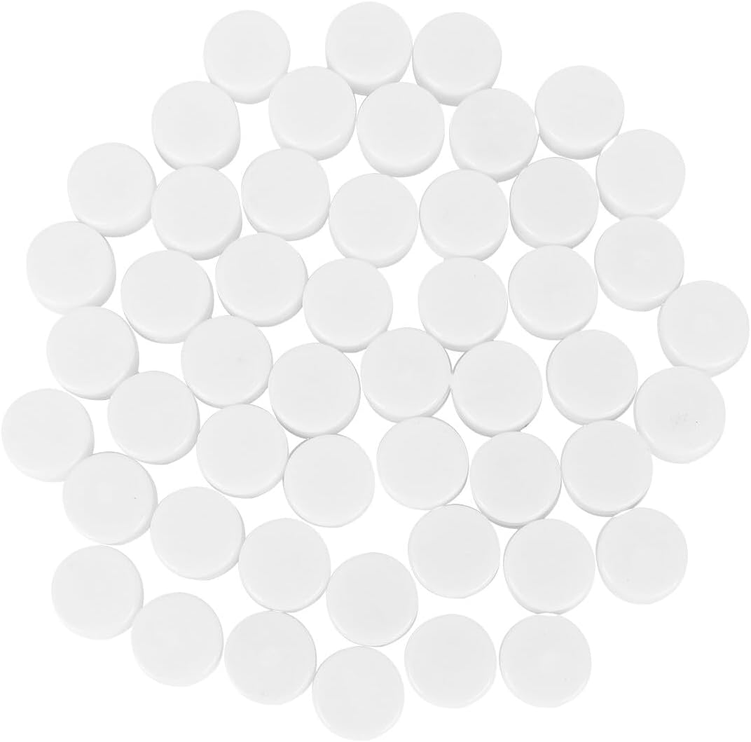 20 Pcs White Rattle Box Noise Maker Insert Squeaker Plastic Ring Box Repair Fix Baby Rattle Accessories, Baby Rattles and Plush Rings (15Mm)