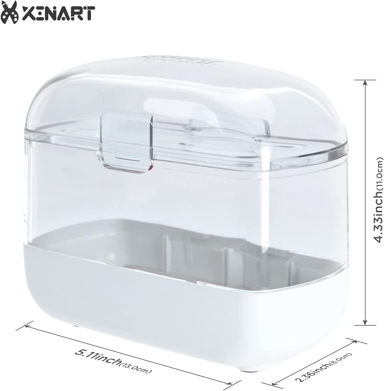 Xinart Organizer Case for Cricut Maker Blades/Quickswap Tip/Explore Blades, Box Holder for Cricut Joy Blades Accessories, White, Modern