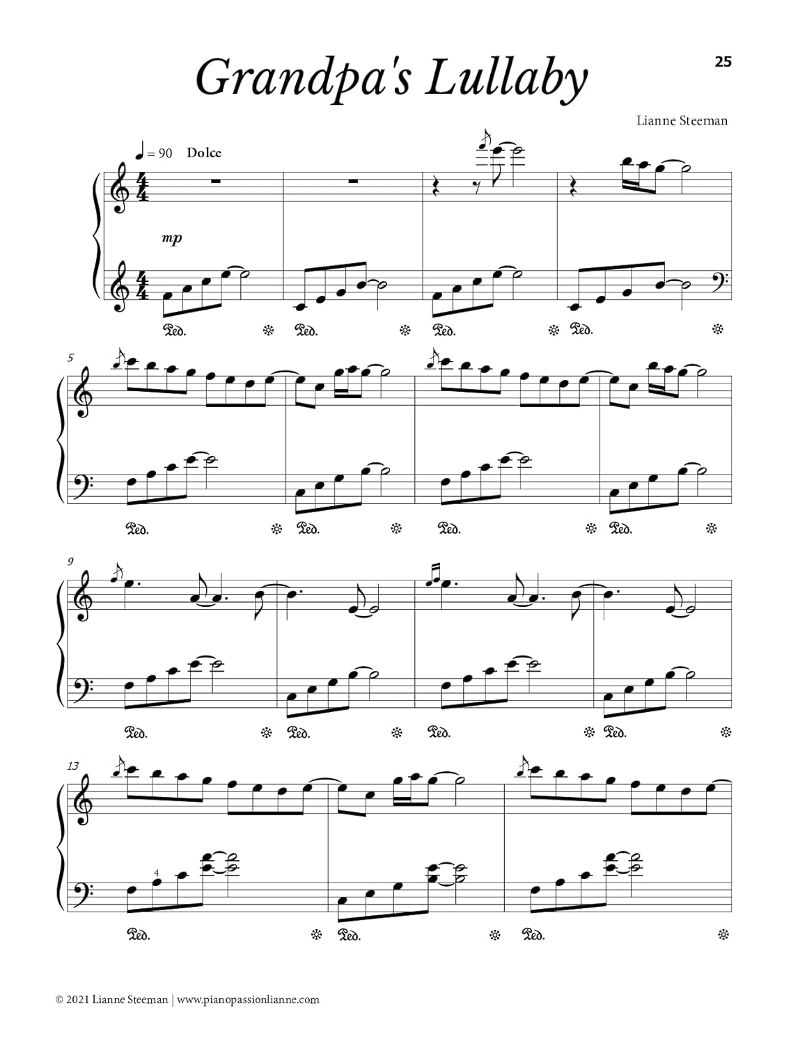 Close to My Heart. Piano Sheet Music Book with 10 Emotional Piano Solos: a Story of Love and Loss through Music image number 2