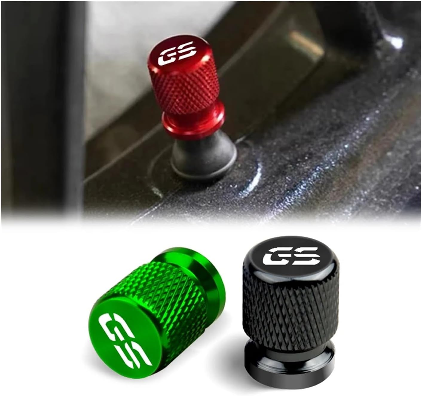 Motorcycle Accessories for R1200GS R1250GS R 1200GS R1250 GS 1250 LC ADV Tire Valve Air Port Stem Cover Caps(Blue) - Blue image number 3