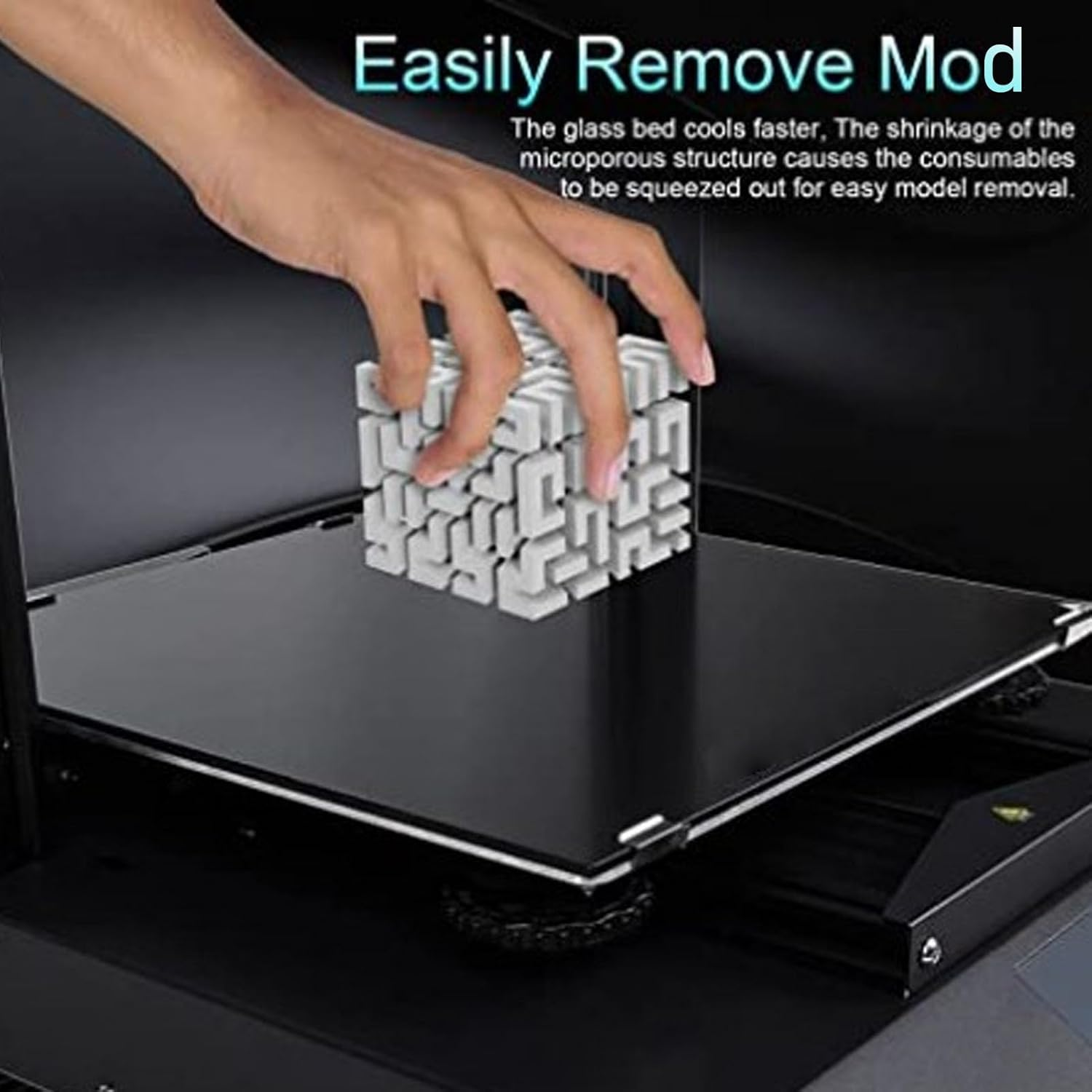 3D Printer Glass Bed 220X240X4Mm 3D Printer Tempered Plate Build Surface Platform for MEGA S image number 6