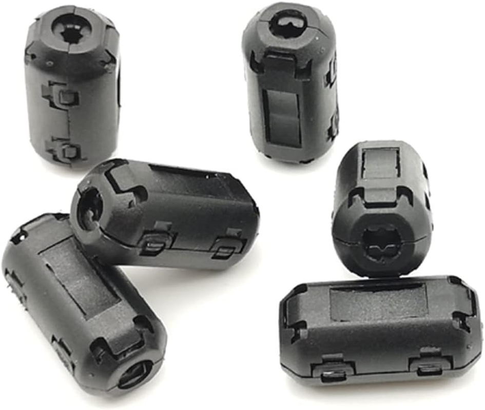 10X 5Mm Clip-On Ferrite Ring Core Ferrite Bead Choke EMI Filter Cable Clip Tools image number 5