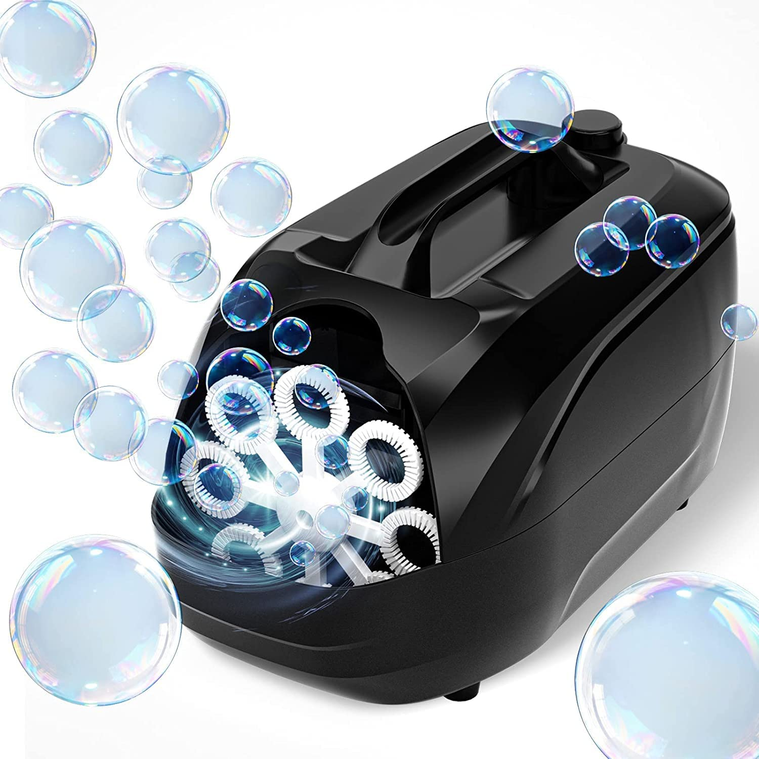 Bubble Machine - 4000+ Bubbles/Min Automatic Bubble Blower - Mini Bubble Machine for Toddlers 1-3 & Kids - Portable Professional Bubble Maker - Bubble Toys for Indoor and Outdoor image number 4