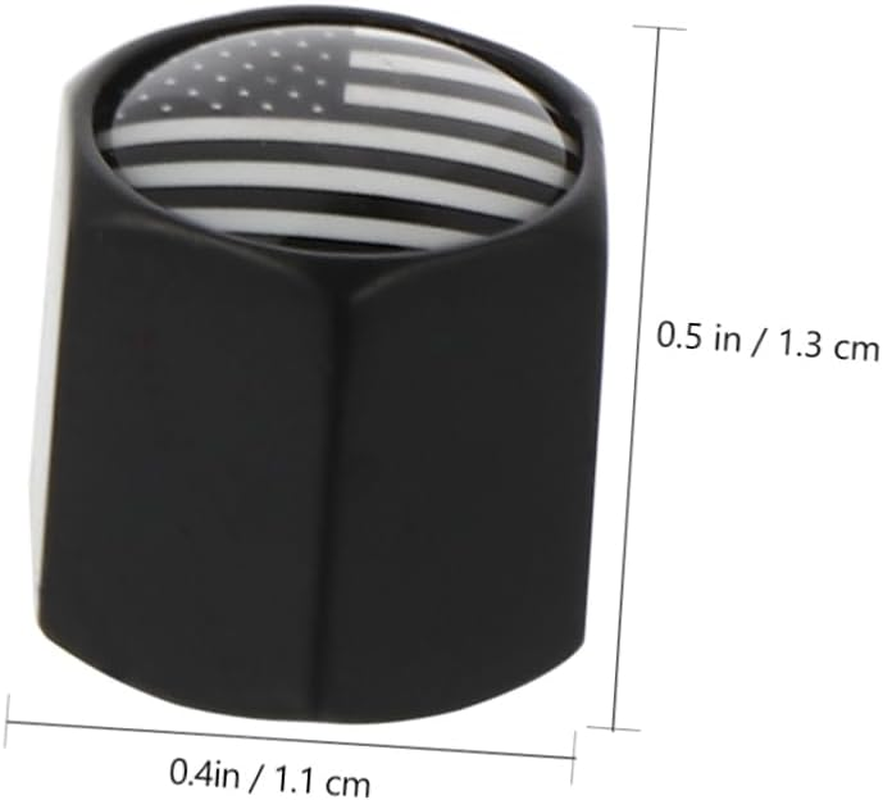 SHERCHPRY 8Pcs Metal Car Wheel Tire Valve Caps Air Dust Covers for Car Tyres Fit Different Brands Easy Install Remove image number 6