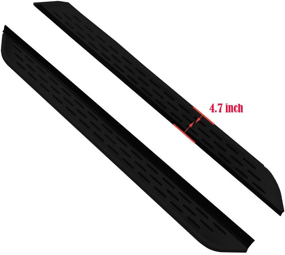 Running Board Compatible with Mitsubishi Outlander 2022-2025 Side Steps 600Lbs Aluminum Nerf Bar 2PCS Black Particles & Brackets image number 1