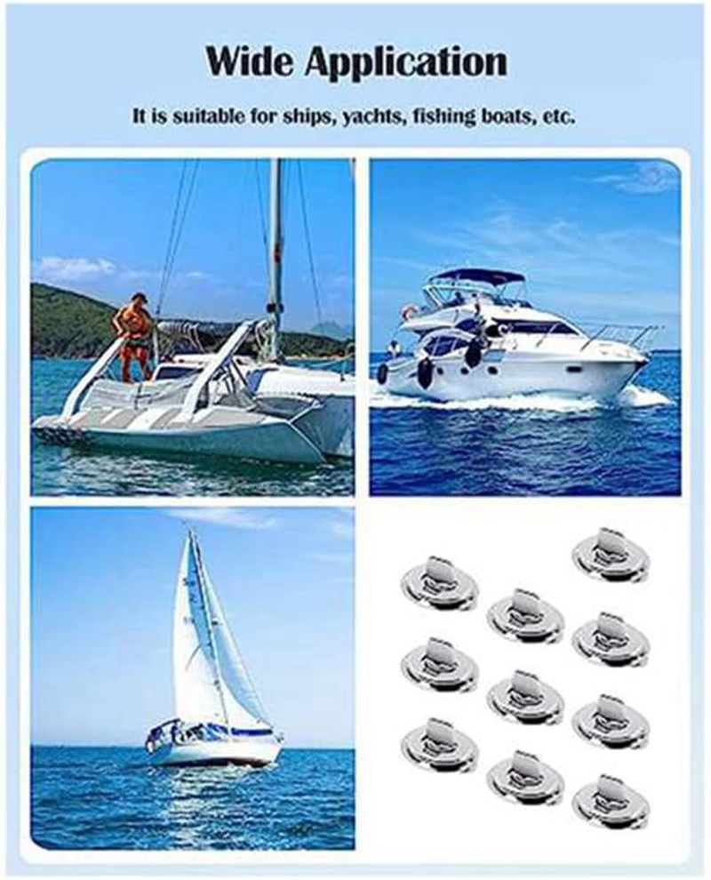 Zicojia 20 Sets Marine Grade Twist Lock Fasteners Turn Button Eyelet and Stud, for Canvas Fastener Turn Buttons Easy to Use image number 4