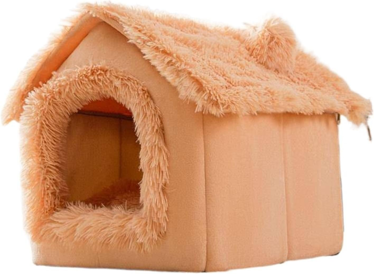 Winter Cat Nest Pet House Nest Fully Closed Warm Cat Villa Nest Small and Medium Sized Dog Nest Foldable Cat Bed Cat House
