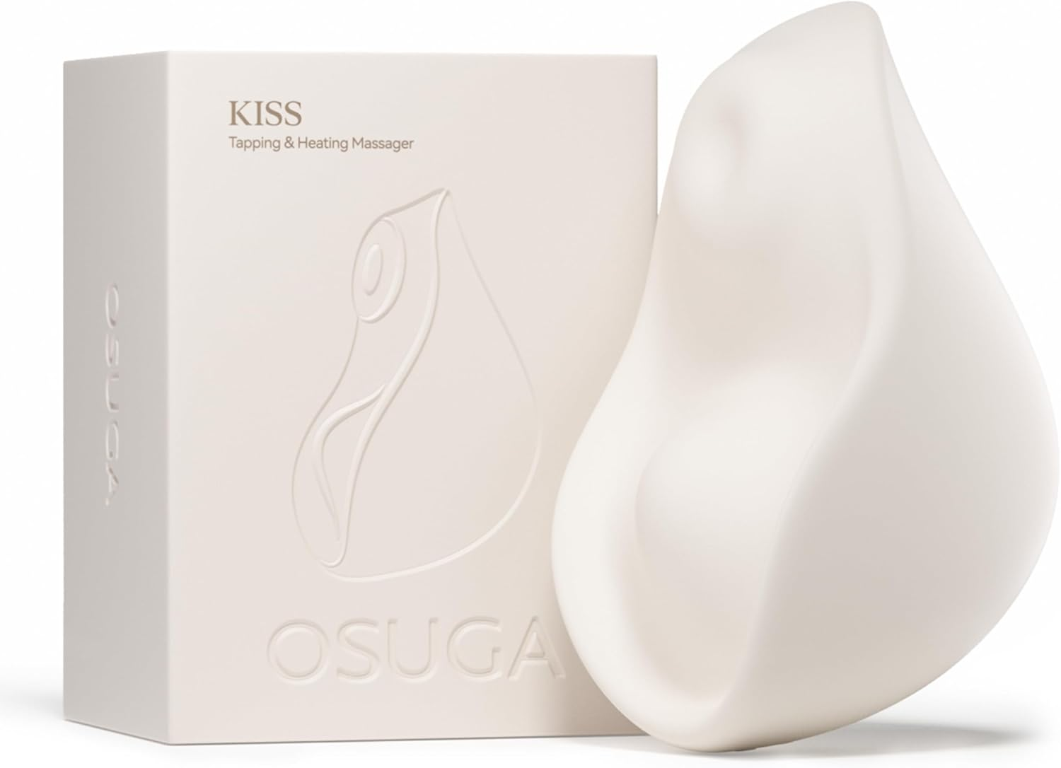 OSUGA Kiss Clitoral Tapping Vibrator Adult Sex Toys for Women, Clitoral Nipple Vibrators with 6 Intensities & 10 Patterns, Flapping Vibrating Stimulator Adult Toy for Female Men Pleasure (Red)