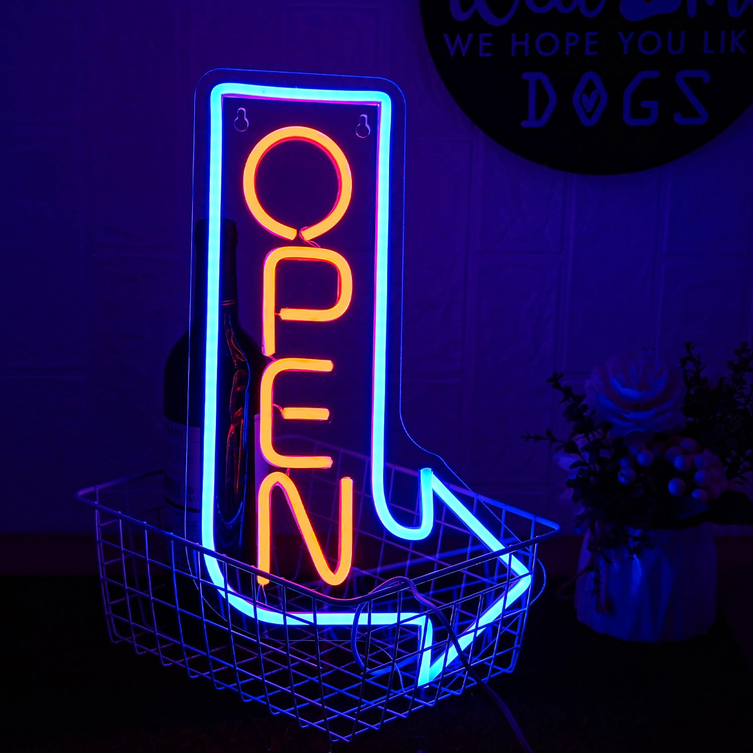 LMSIGNLY Beer Is Here Neon Sign for Wall Decor Beer Bar Neon Light Beer Glass Neon Light Sign Green Letter LED Sign for Home Nightclub Man Cave Restaurant Party