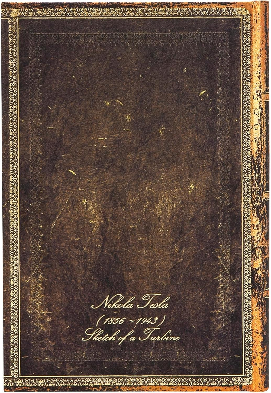 Tesla, Sketch of a Turbine Mini Lined Hardcover Journal image number 2