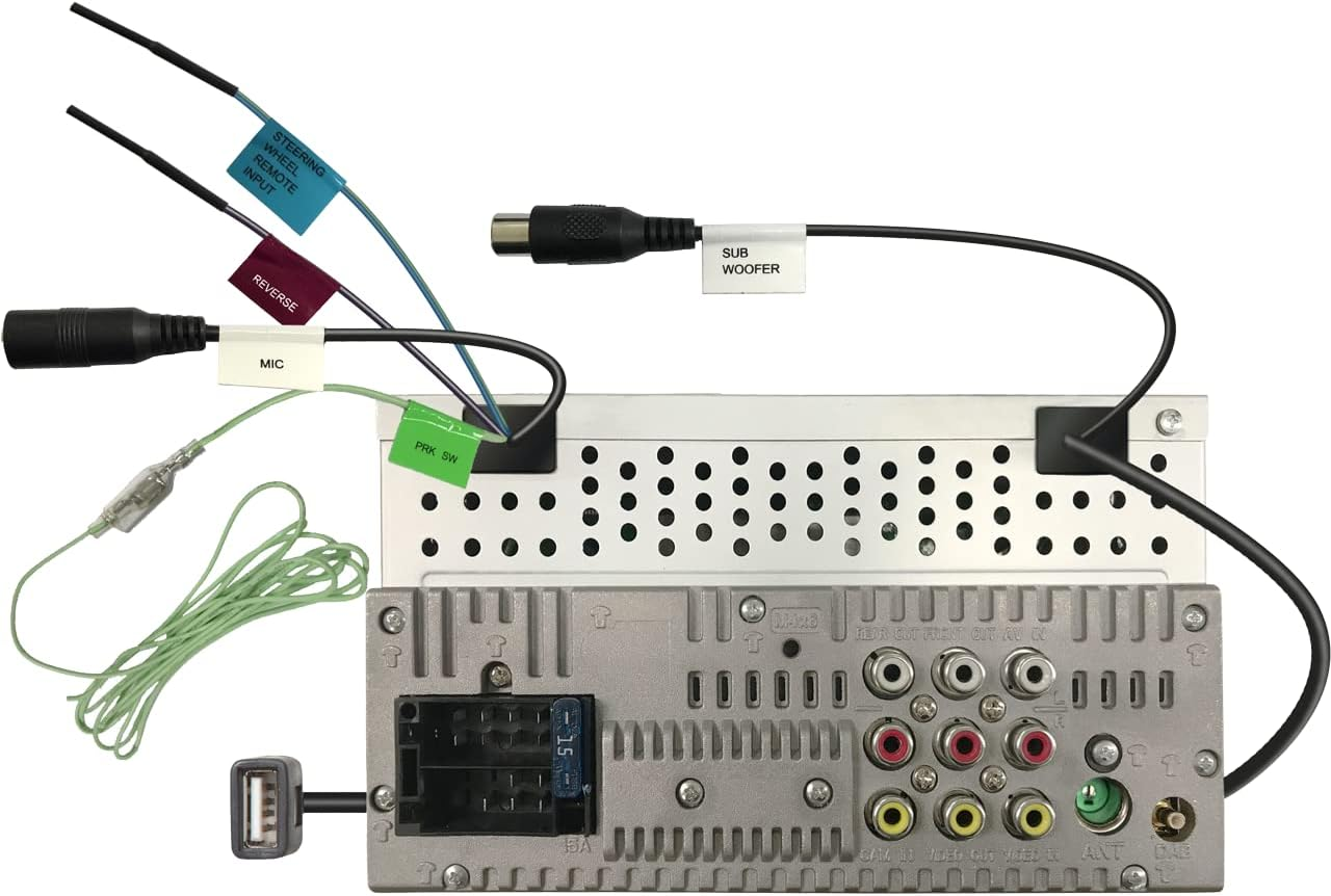 JVC KW-M27DBT 6.8 Inch (17.3 Cm) Digital Media Receiver with DAB+ & Bluetooth (USB, 3 X Pre-Out 2V, Ipod/Iphone Control, 4 X 45 Watt, Blue Button Lighting)