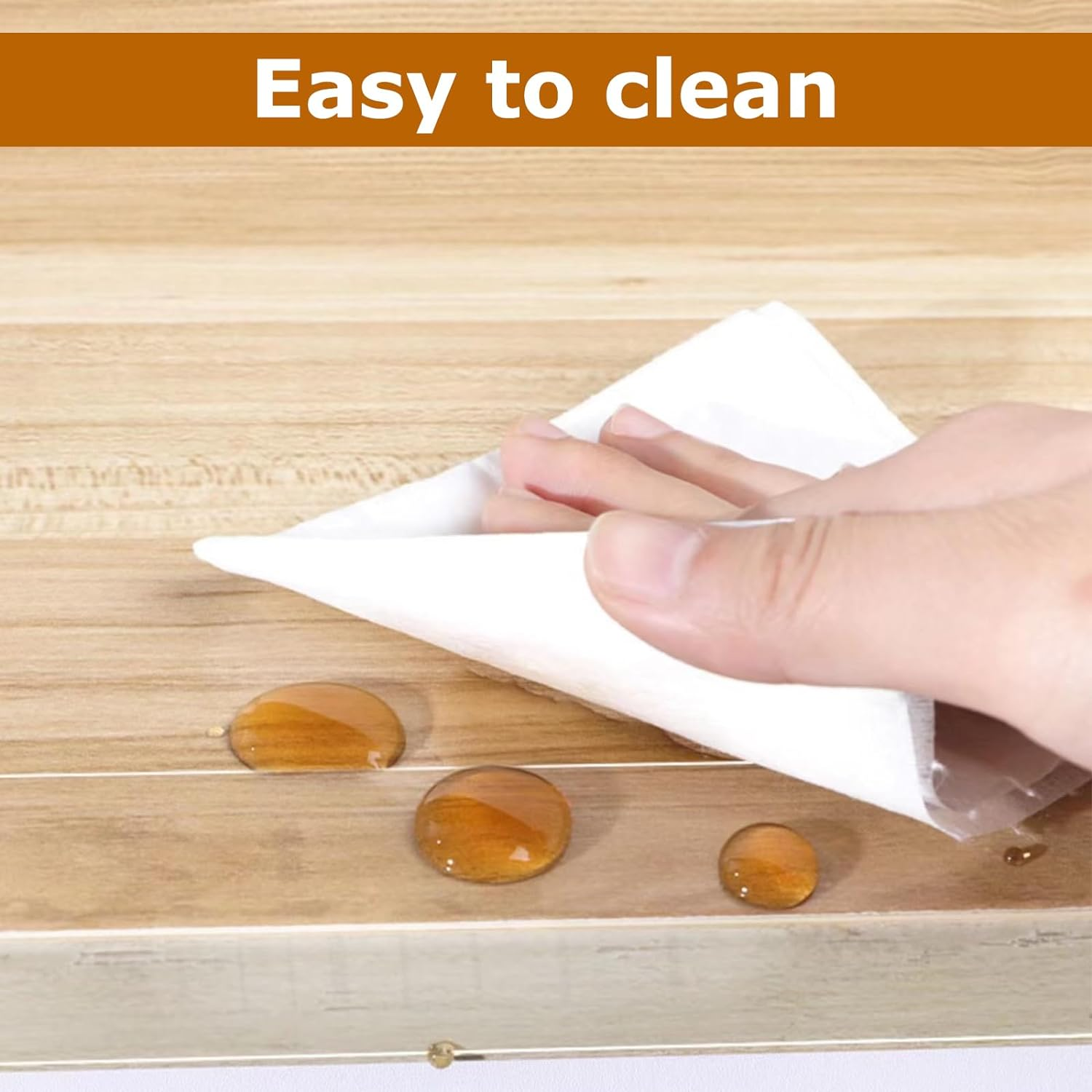 Cokimego Baby Proofing, Edge Protector Strip Clear, Soft Corner Protectors with Upgraded Pre-Taped Strong Adhesive, Edge Protectors for Sharp Corners of Cabinets, Tables, Drawers (W-1.2In L-9.84Ft) image number 6