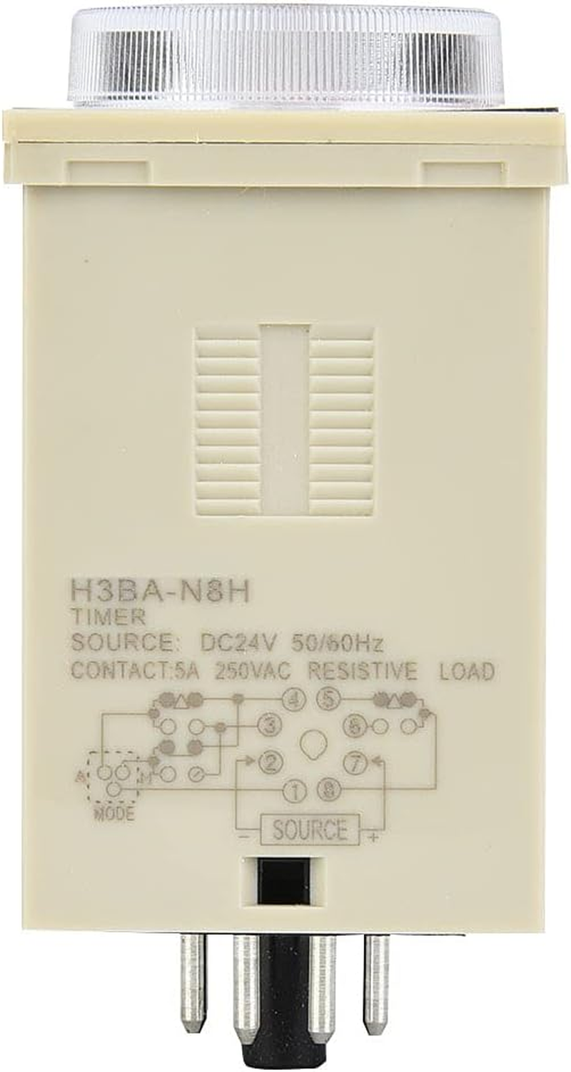 TIME Relay Multifunctional HIGH Accuracy Timer 300H 220VAC/24VDC/AC 8 PIN for Electrical Equipment (24VDC/AC) image number 6
