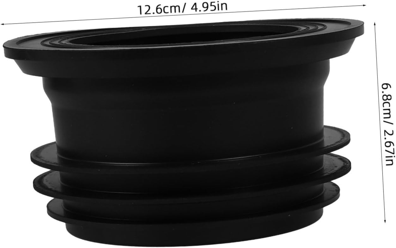 TEHAUX Toilet Ring Seal Kit Prevent Clog Replacement Gasket Tank Seal Bathroom Part Sealing Ring image number 1