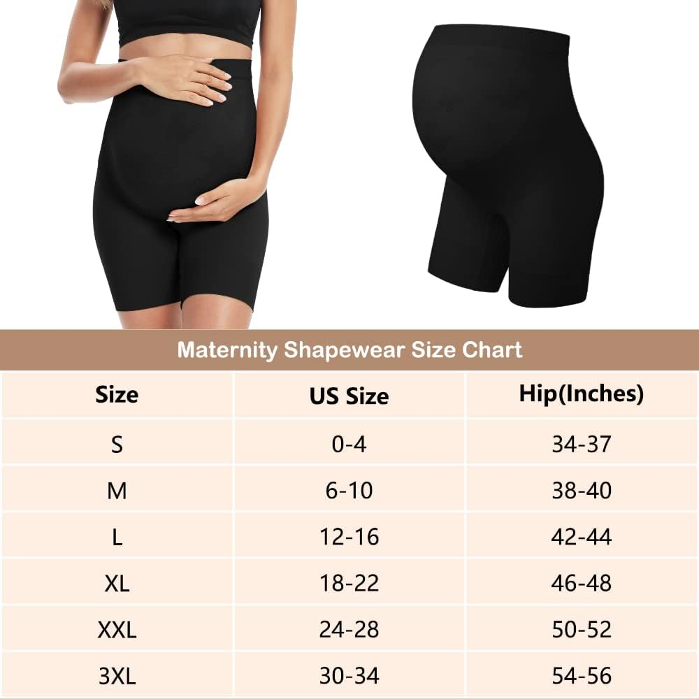 XNHAN Secret Fit Shaper Panty - Seamless Maternity Shapewear for Dress, Belly Support, Prevent Thigh Chaffing, S-XXXL image number 5