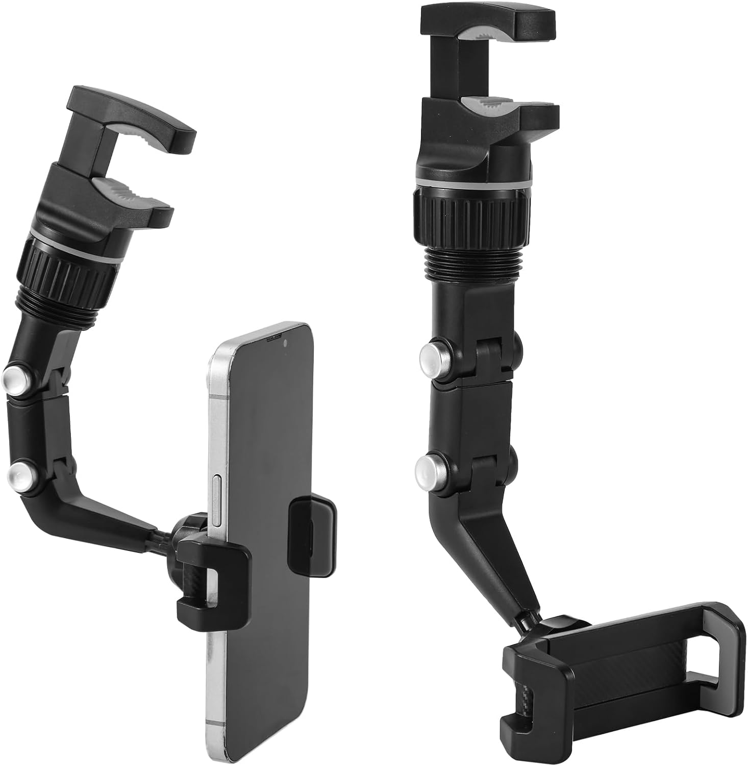 XIHIRCD 360 Degree Rotatable for Your Car Phone Holder Mount, Rotatogrip Smartphone Holder Multifunctional Rear Rotato Grip Phone Holder Rearview Mirror Phone Accessories image number 1