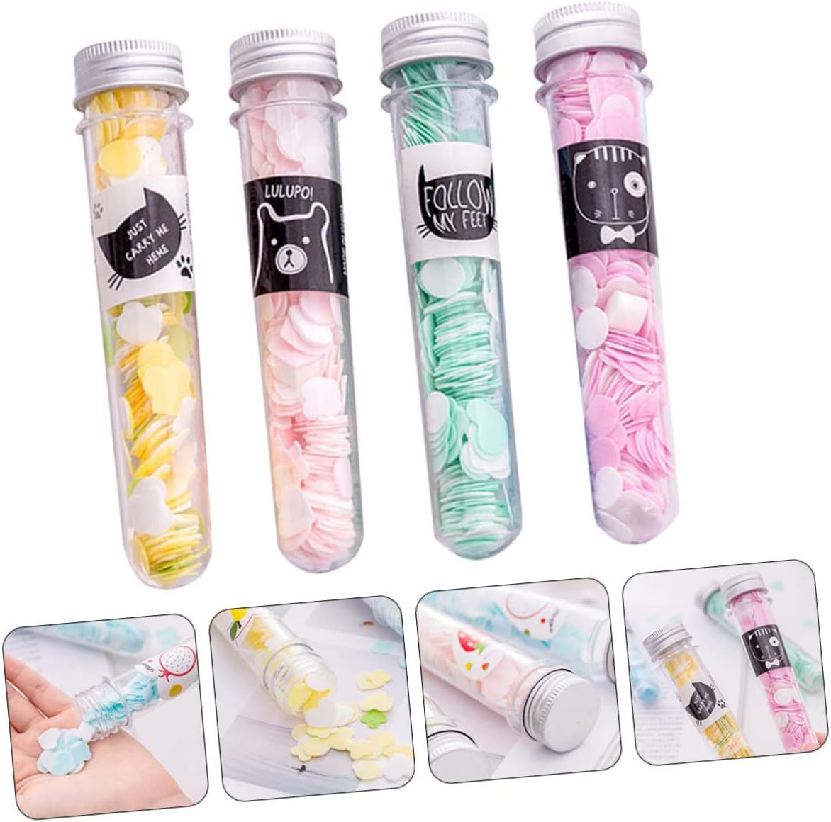 JOINPAYA 4Pcs Travel Toiletry Soap Paper Plant Extract Easy to Use for Boys and Girls Women image number 6