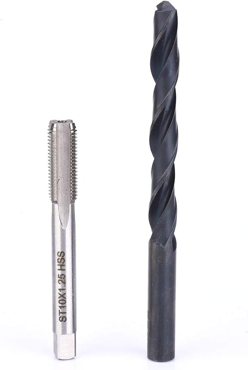 17Pcs Thread Repair Kit, M10X1.25 Length 2D Stainless Steel Thread Repair Tool Set, Professional Thread Repair Insert Kit for Auto Repairing image number 2