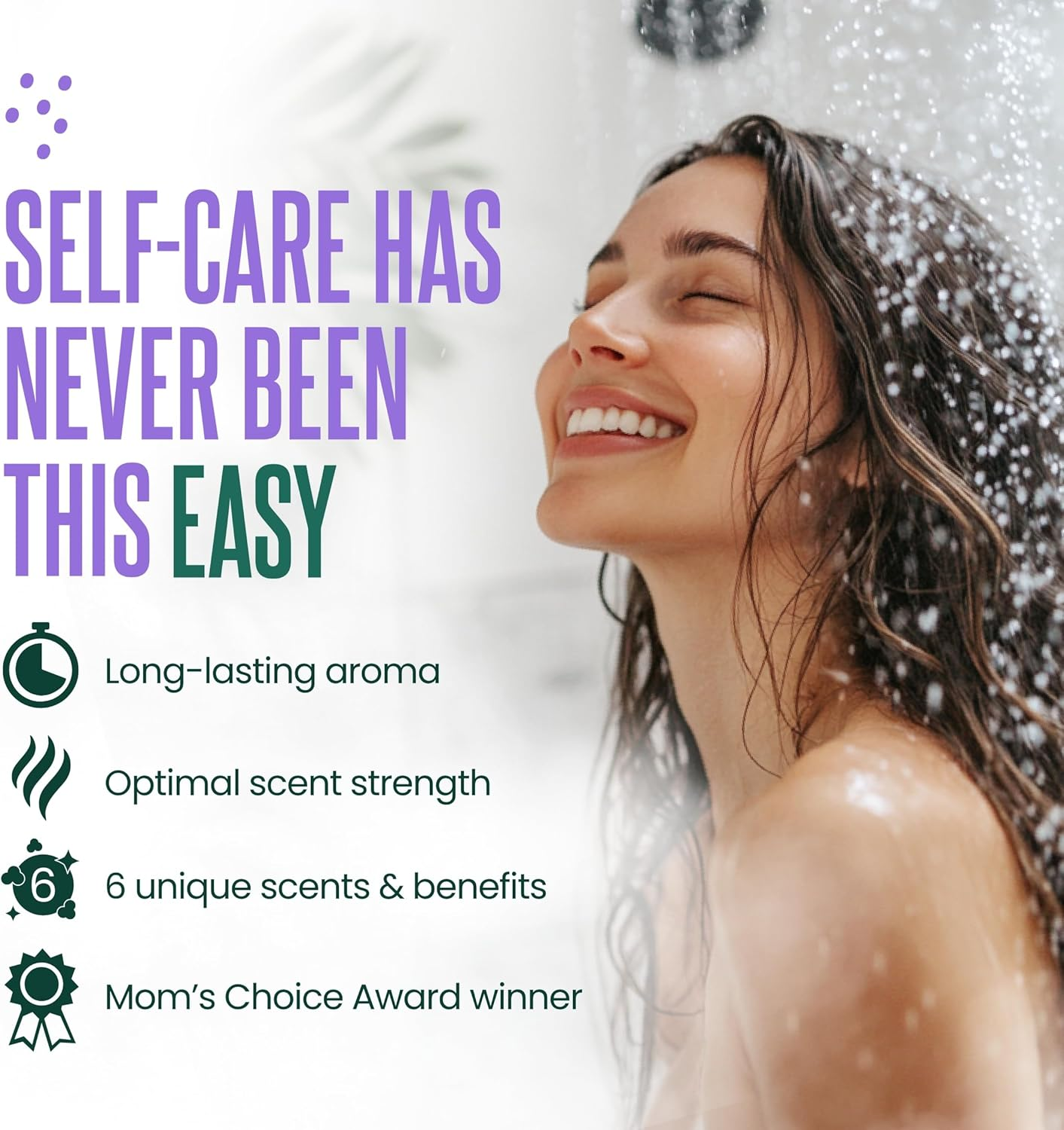 Cleverfy Shower Bombs - Set of 6 Pieces Aromatherapy Shower Steamers with Essential Oil - Our Shower Melts Work on the Same Principle as Vapor Bath and Shower Bombs Aromatherapy image number 6