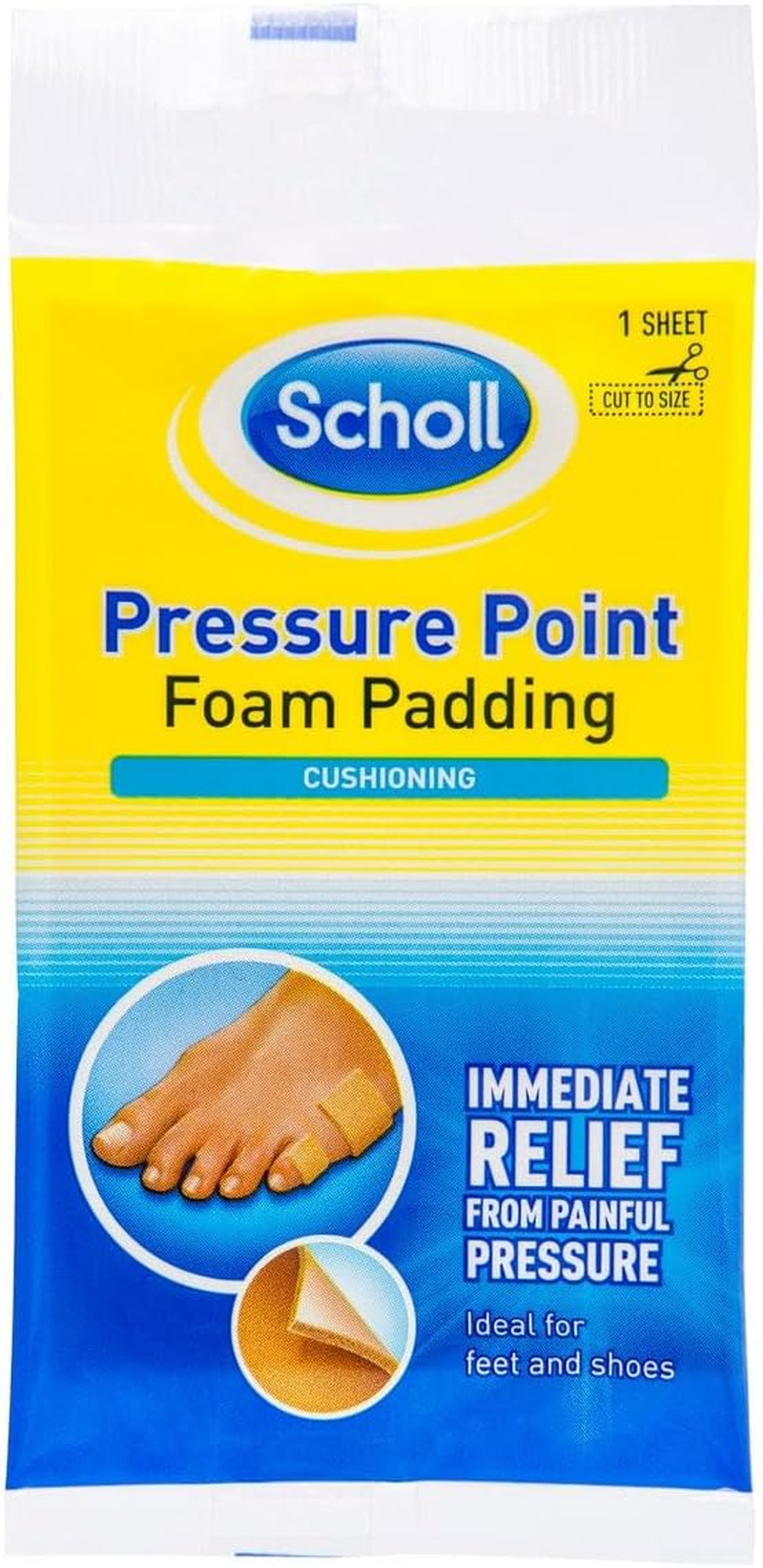 Scholl Pressure Point Foam Padding Pain Relief