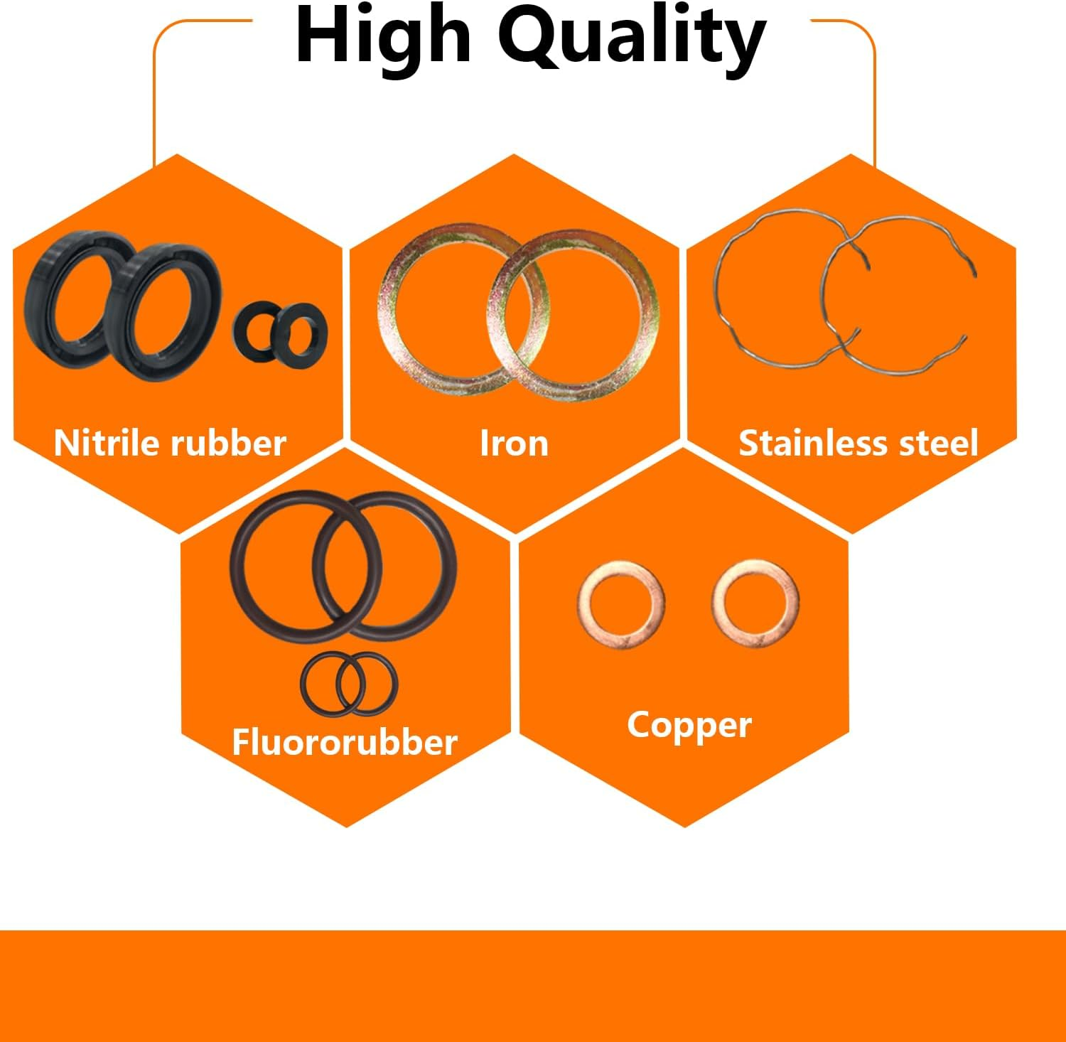 BIGLKNM 41Mm Fork Seal Kit Compatible for Harley 1984-2017 FLHR Road King Electra Glide Sport Heritage Softail, Motorcycle Front Forks Replace for 45849-84 image number 2