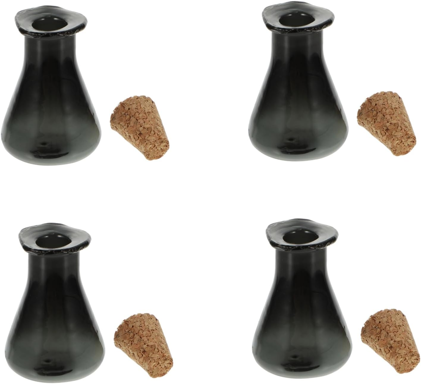 Mini Glass Bottle DIY Wishing Bottles Set of 8 Creative Decorative Accessories Air Purifying Home Decor image number 6