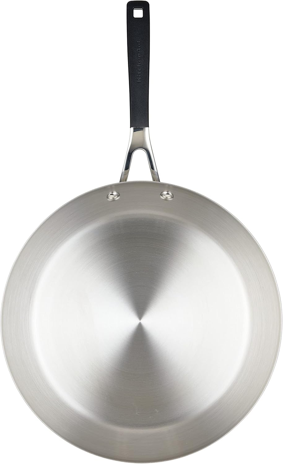 Kitchenaid Stainless Steel Frying Pan/Skillet, 12 Inch, Brushed Stainless Steel image number 1