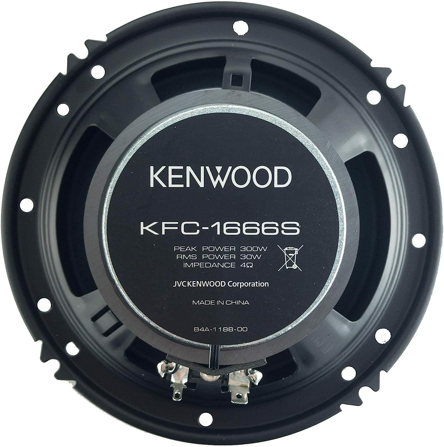 Kenwood KFC-1666S 300 Watts 6.5" 2-Way Car Coaxial Speakers with Sound Field Enhancer - Pair image number 4