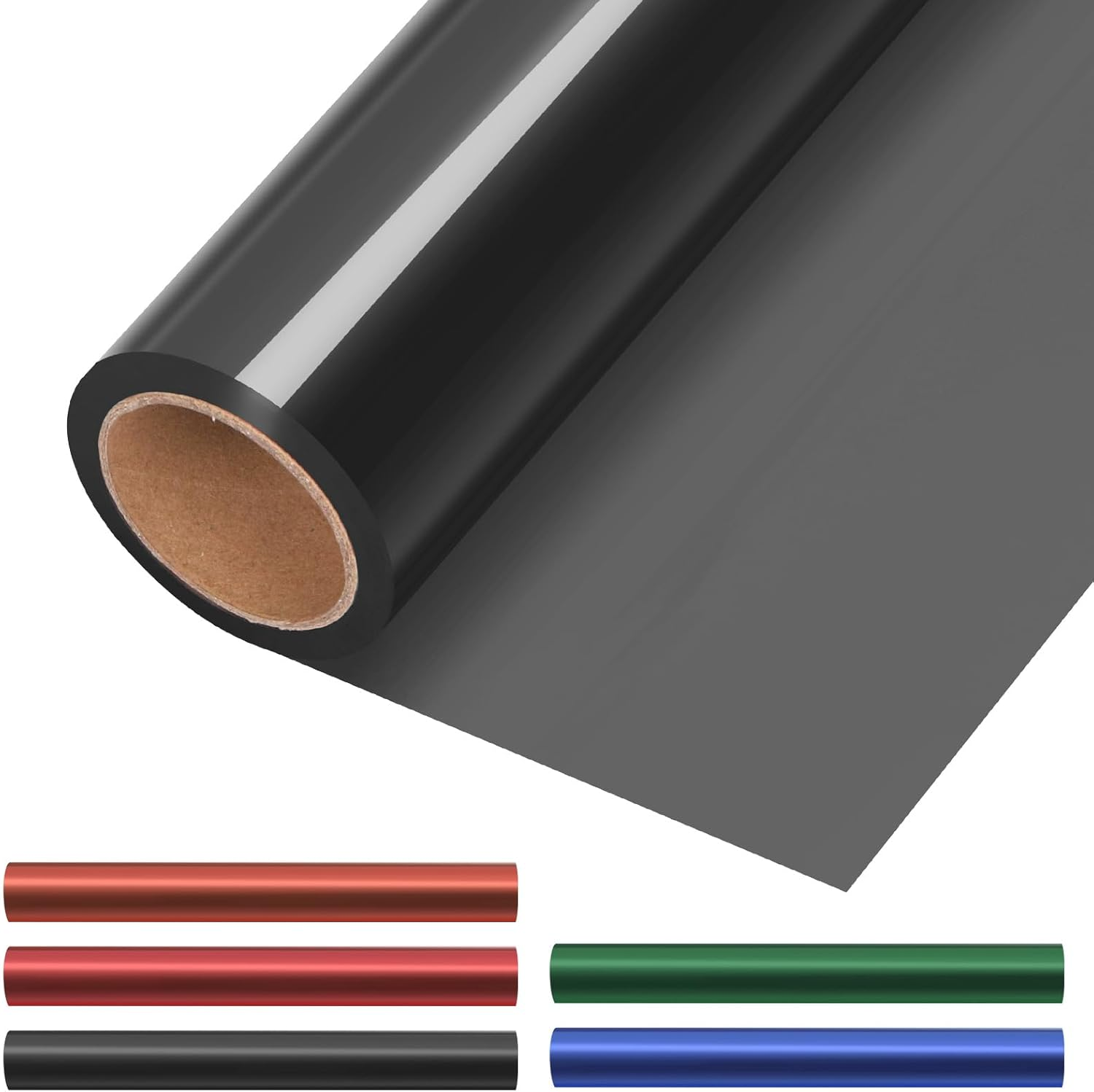 Tanstic 15.7 Inch X 98 Feet Orange Cellophane Wrap Roll, 2.3 Mil Thick Transparent Colored Cellophane Wrapping Paper, Colored Cellophane Paper for Gift Baskets, Treats, Flower