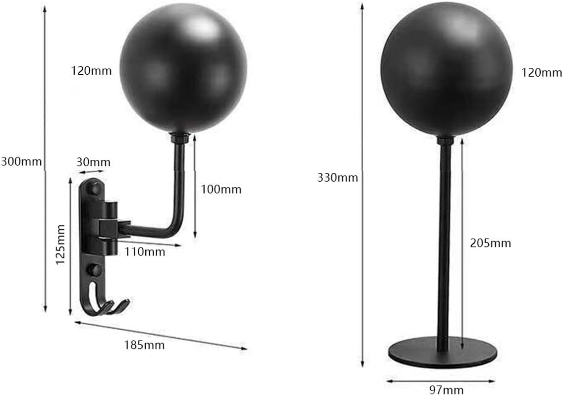 Motorcycle Helmet Holder Metal Hat Storage Rack Floor-Mounted Helmet Hanger Display Stand for Helmets Hats Caps Wigs