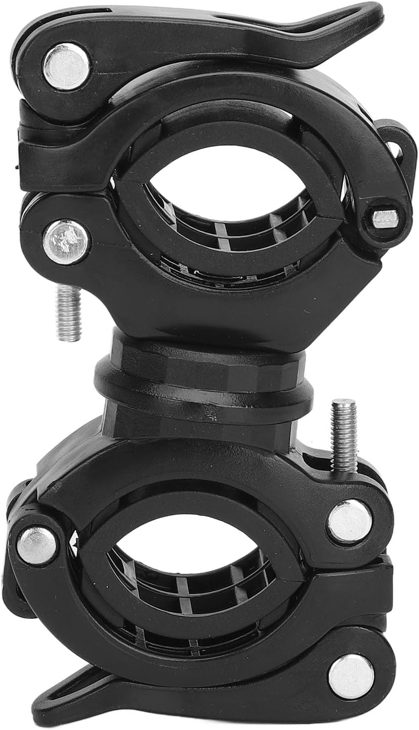 2 Pack Cane Holder, Adjustable Walking Stick Holder for Wheelchair 1.8‑3.8Cm Wheelchair Tube, Universal Crutches Stick Bracket Accessories for Wheelchair, Mobility Scooter (Black)