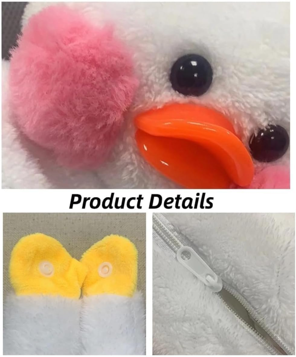 Hanging Car Tissue Box Holder for Car Duck Stuffed Animals Accessories,Cute Tissue Box Cover,Funny Toilet Paper Holder, Cartoon Animal Tissue Box Napkin Holder for Home Bathroom image number 1