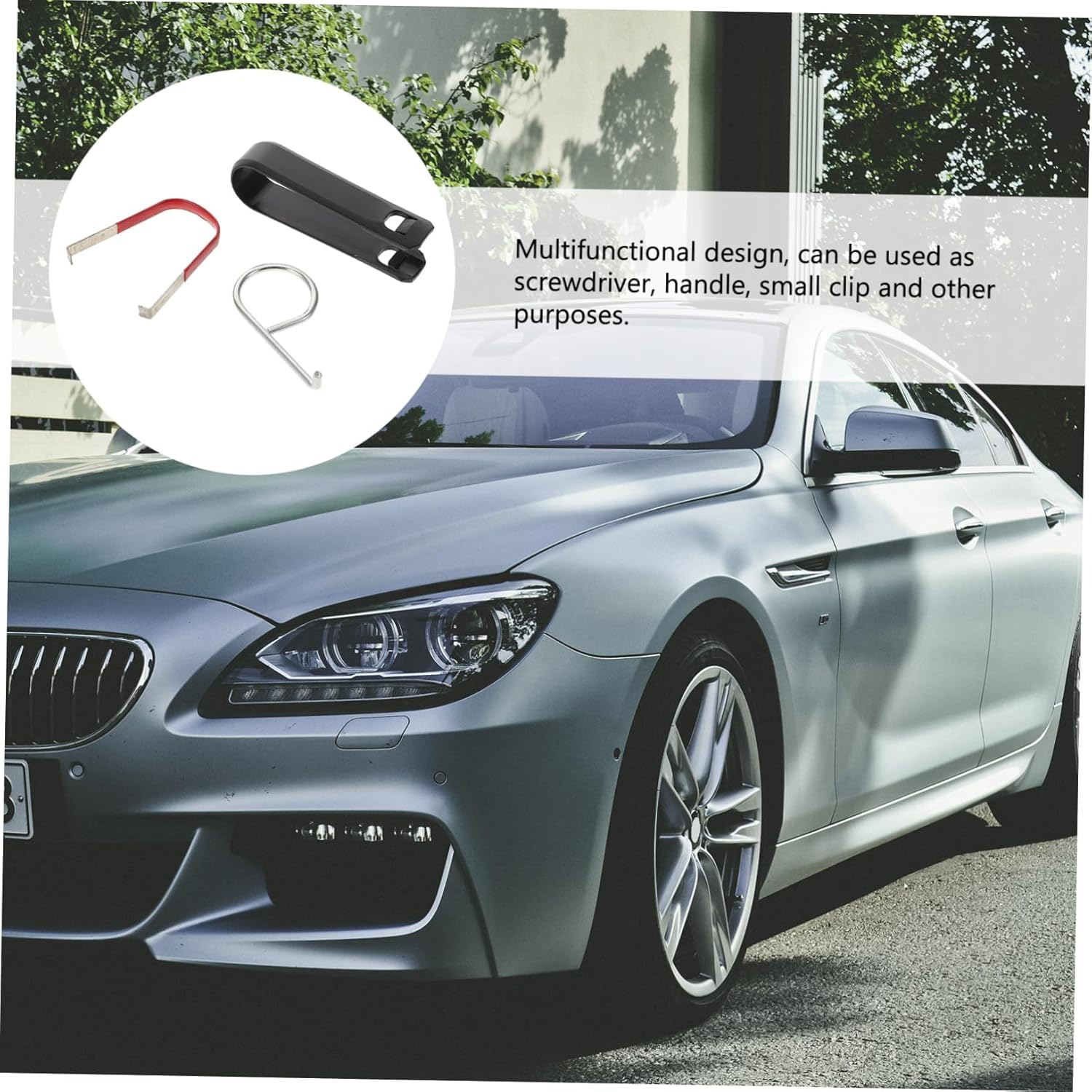 PENIKOKO 3Pcs Wheel Hub Lug Nut Cover Removal Tool Hook Car Hubcap Removal Sturdy and Comfortable Automotive Maintenance