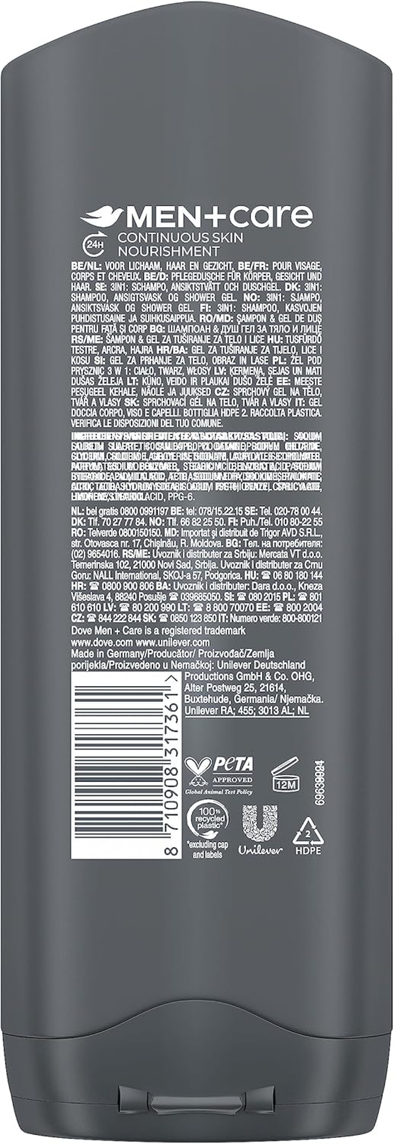 Dove Body Wash Mens Cool Fresh 250Ml