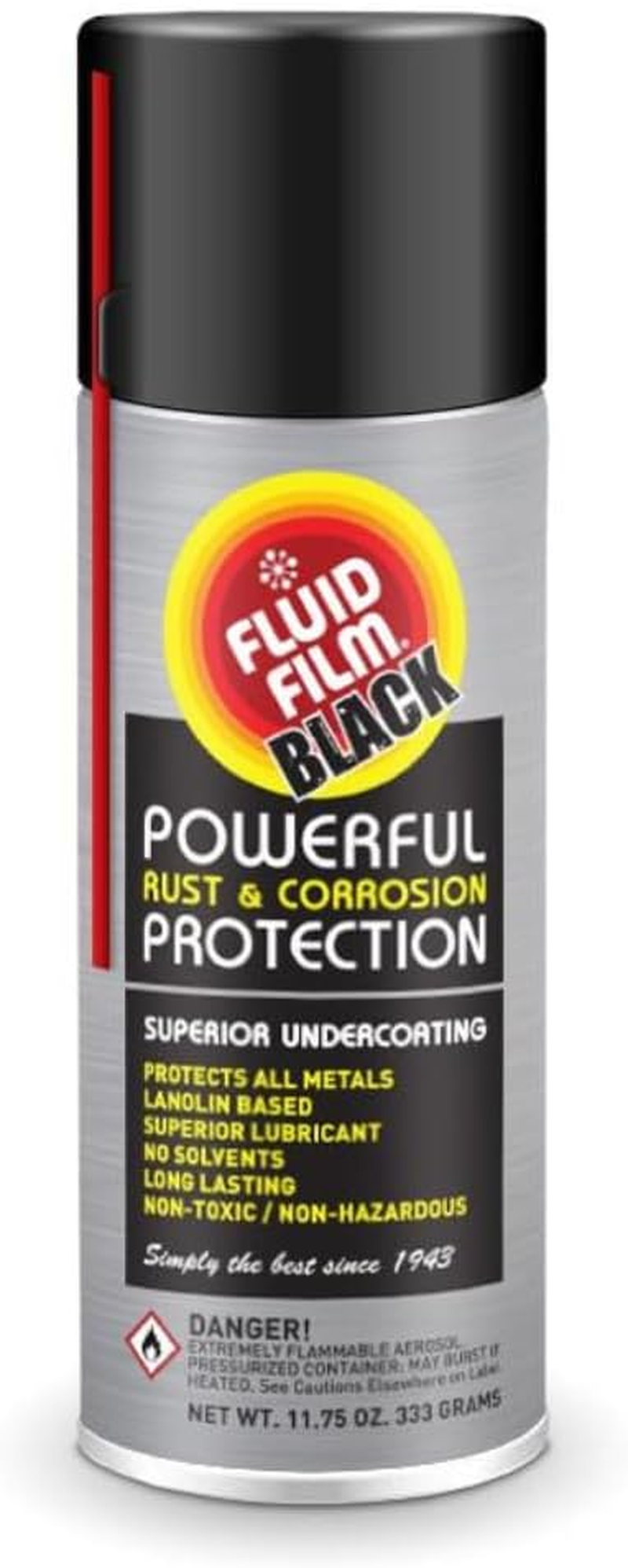 Fluid Film Aerosol Can Black 333G image number 4