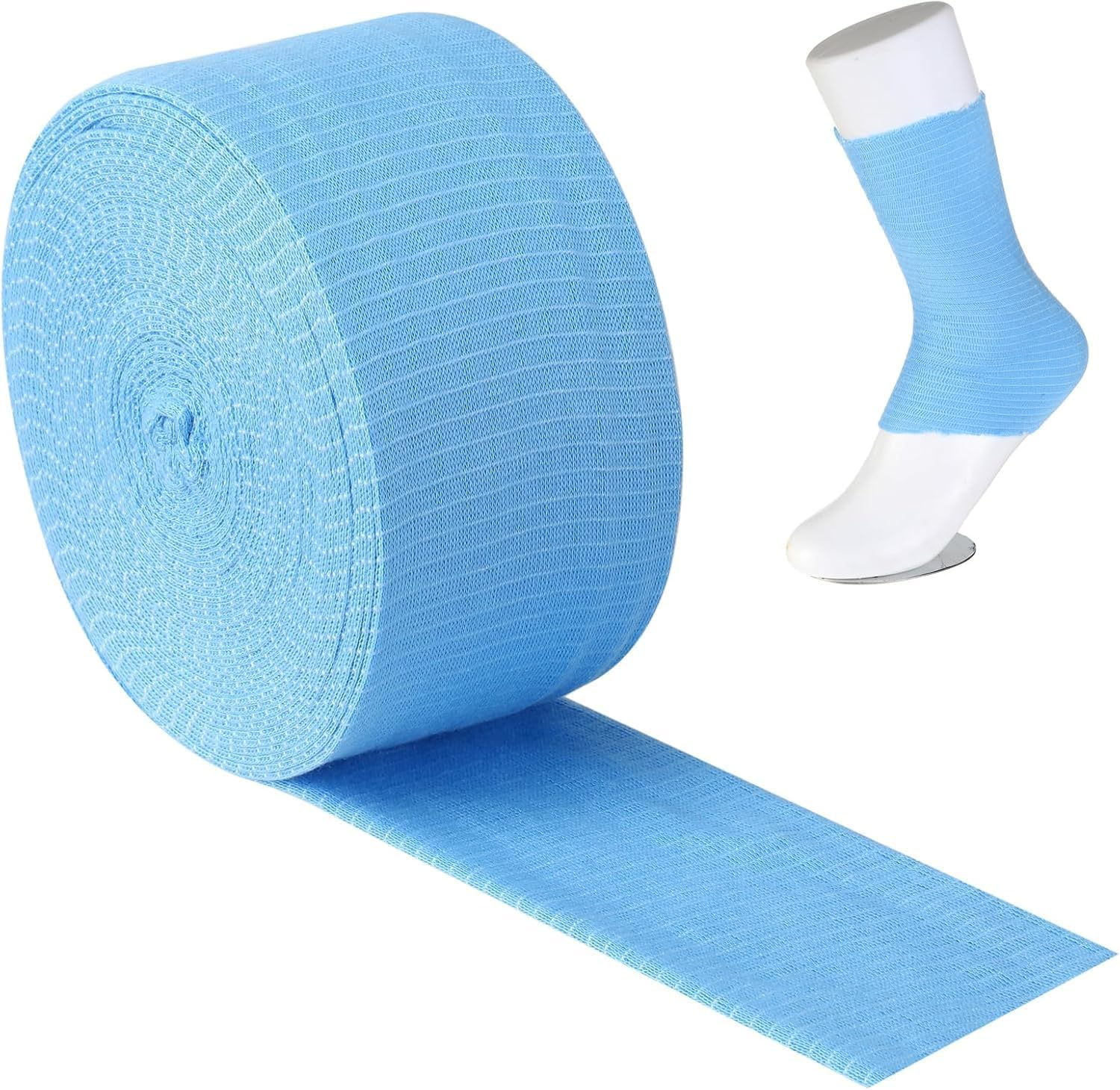 Elasticated Tubular Bandage Stretchable Tubi Grip Cotton Gauze Size D Tubular Bandages, 1Roll Elasticated Tubular Bandage Stretchable Cotton Gauze Size D Tubular Bandages, 8.75CM X 5M image number 2