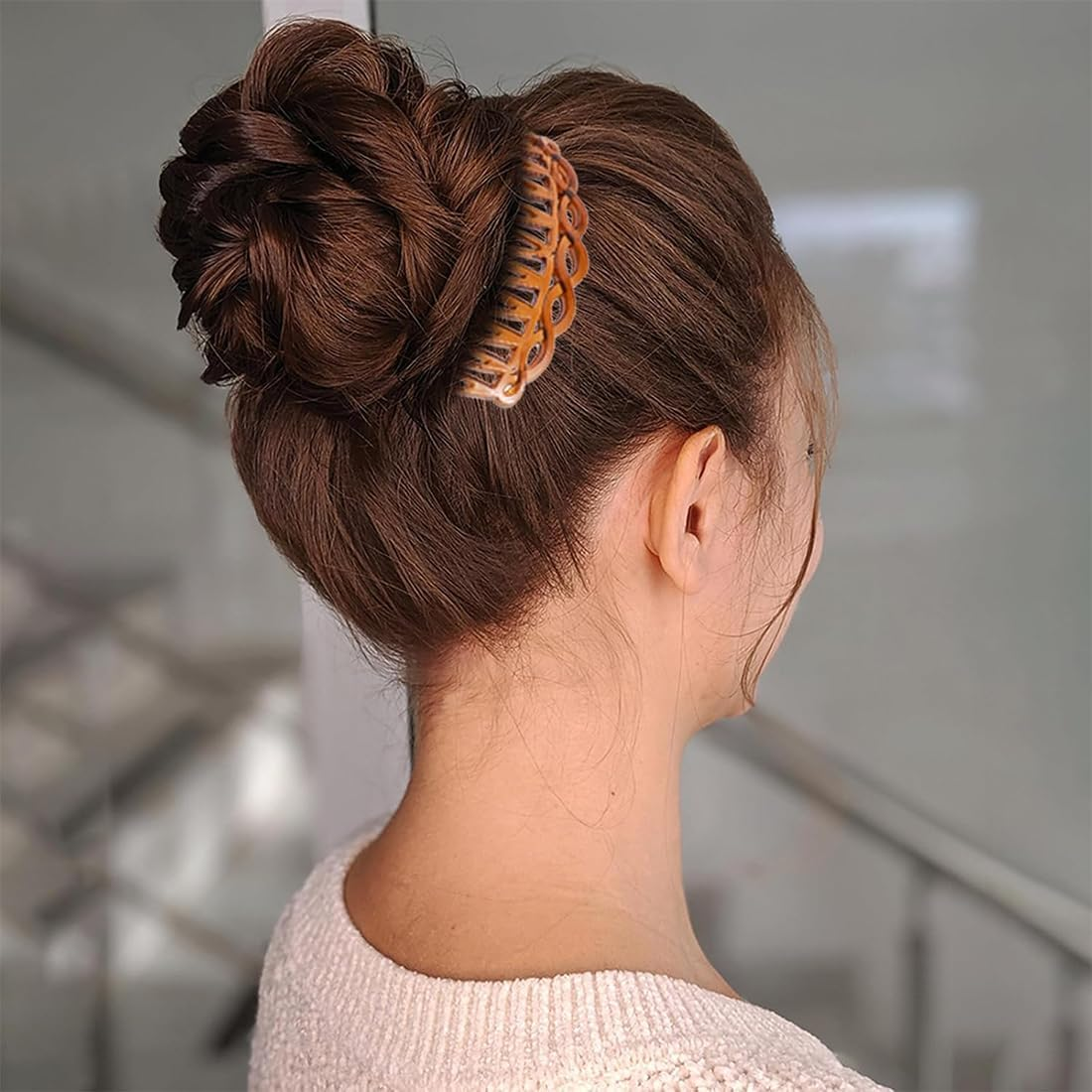 ZEPIQOR Pack of 12 Hair Combs for Clips, French Side Combs, Plastic Side Hair Twine Decorative Comb with Teeth, Hair Combs, Hair Clips, Accessories for Women, Bridal, Wedding Veil, Girls image number 3