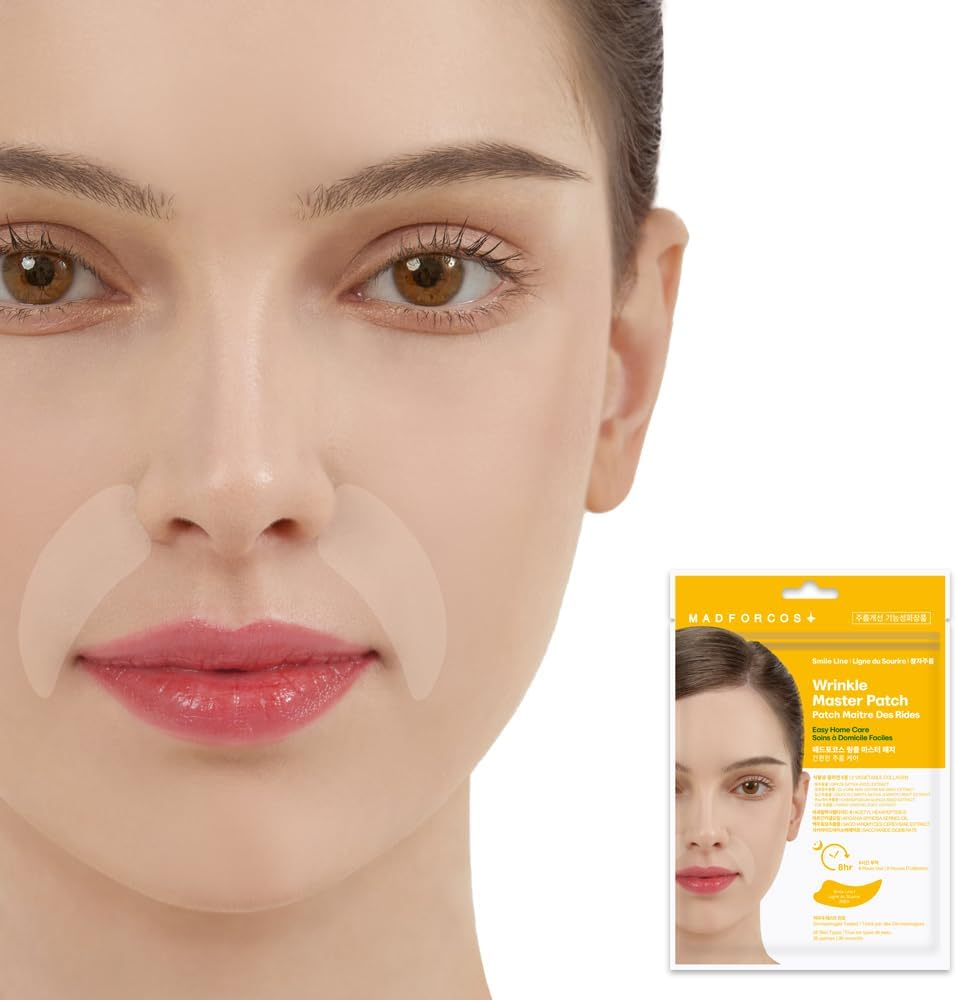 Hydrolyzed Collagen Overnight Wrinkle Patches for Lip Lines, Korean Skincare (32 Patches) image number 6