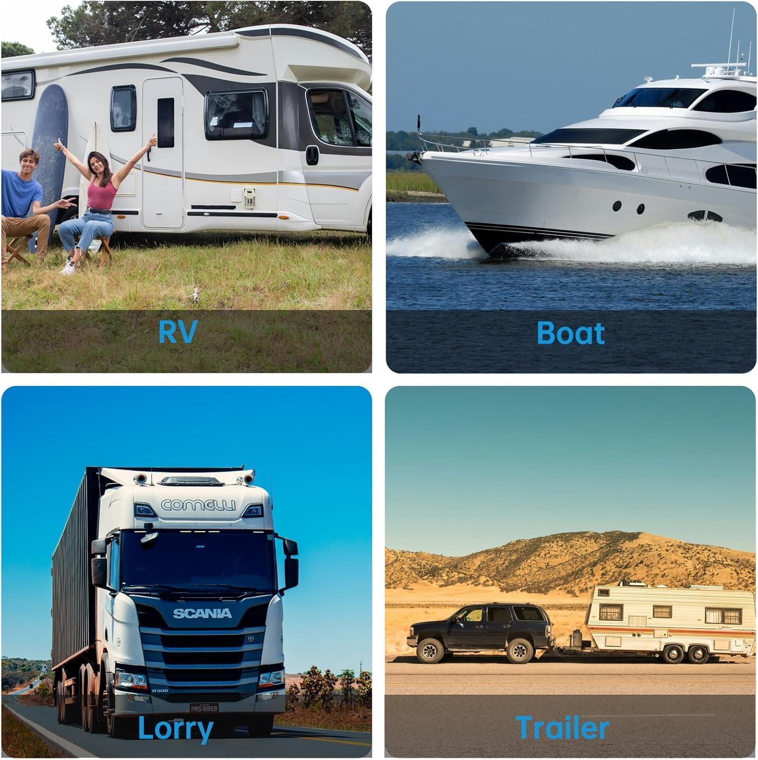 5CCT LED RV Dome Ceiling Lights, On/Off Switch, DC 12V Surface Mount Interior Puck Light for Slim Motorhome, Trailer, Boat, Camper Lighting, 5W, 2700K/3000K/3500K/4000K/5000K, 4.5 Inch, 6 Pack image number 6