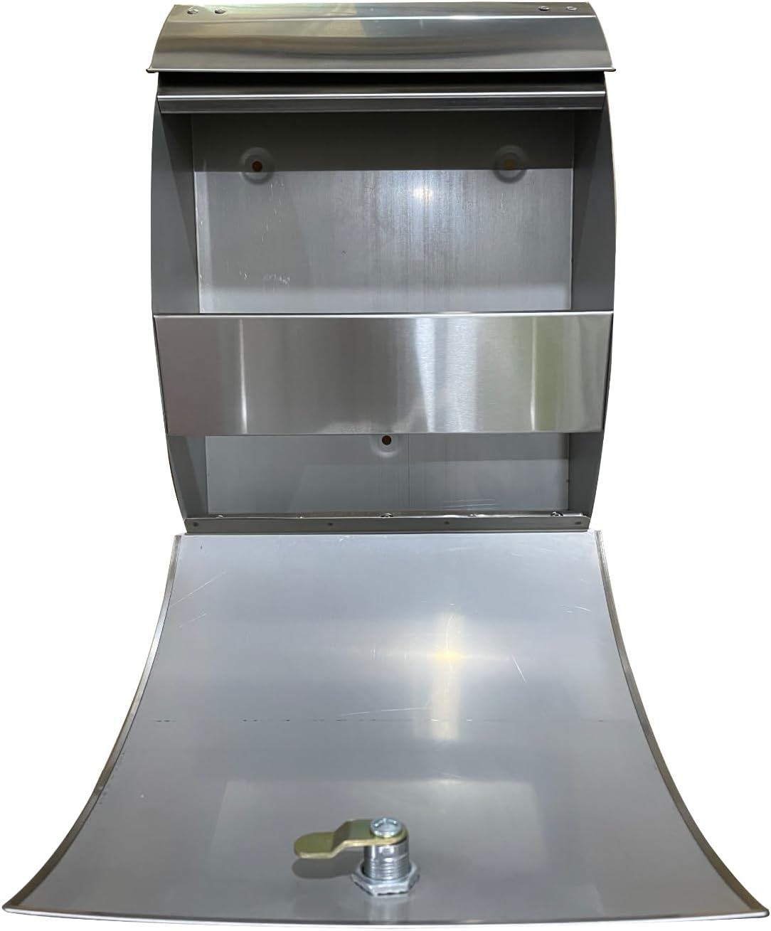 Letterboxe Gal Stainless Hampton Mail Box Mailbox Grey White Black - 10 Options, SS Basic 247W image number 4