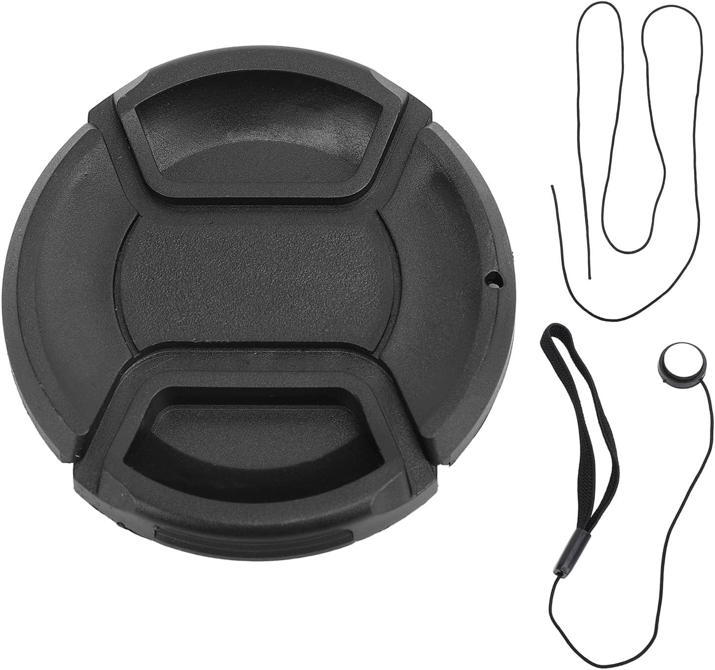Wisoqu Front Lens Cap Cover, Center Pinch Lens Cover with Anti-Loss Keeper Leash, for Camera Accessories (77Mm)