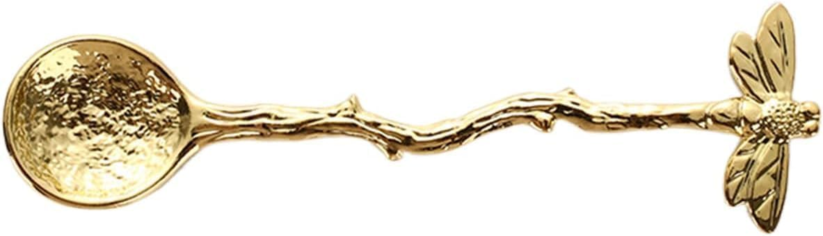 Gold Retro Dragonfly Coffee Teaspoon Stainless Steel Tableware Creative Sugar Tea Stir Bar Stirring Spoon,Cake,Dessert, Long Handle Spoon Kitchen Gadget Des image number 5