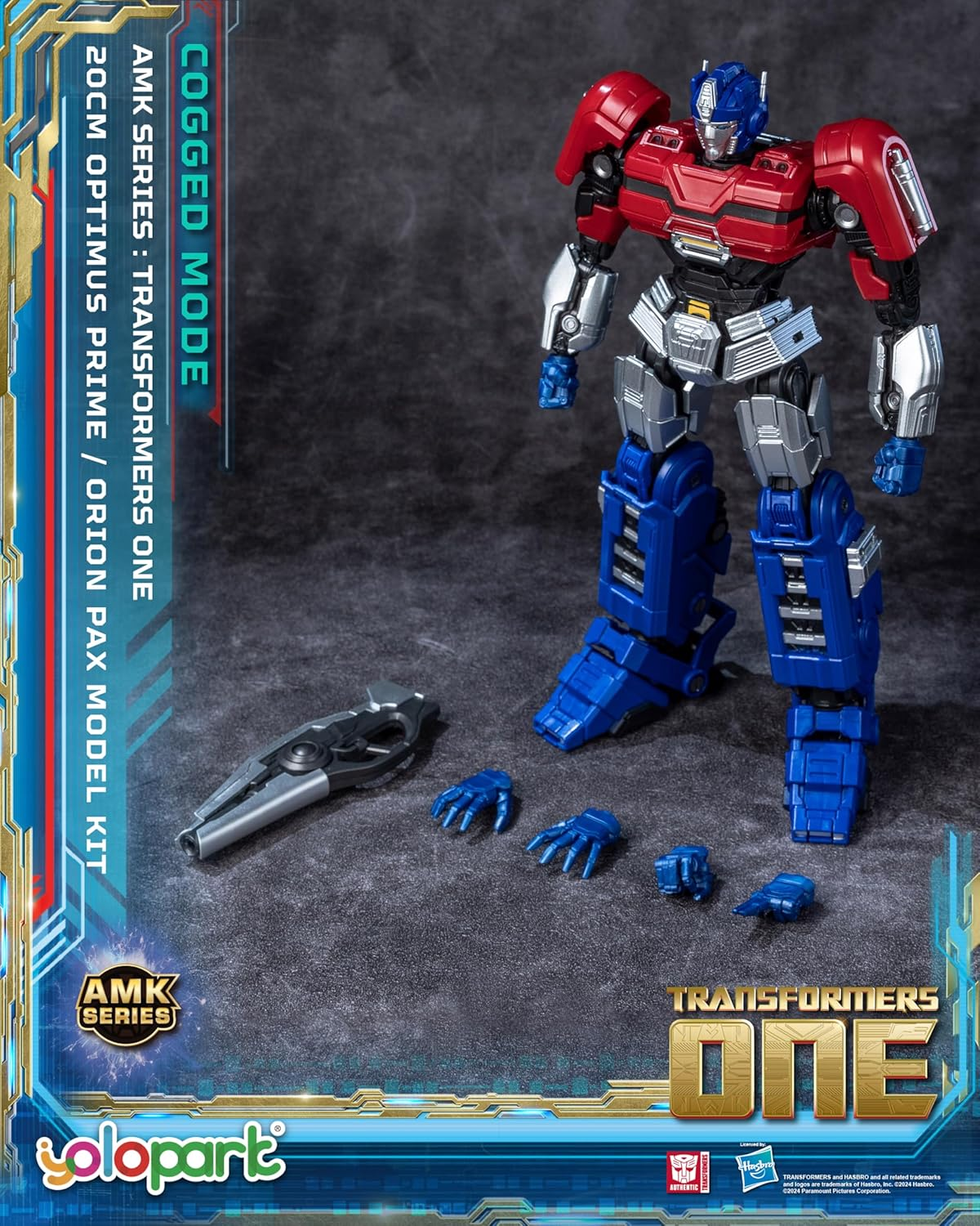 Transformers ONE - 20Cm Orion Pax [Optimus Prime] Cogged Mode Model Kit - AMK Series image number 5