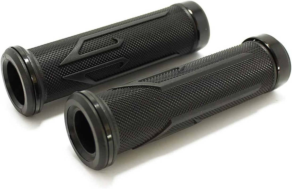 Universal Motorcycle Arrow Rubber Gel Hand Grips for 7/8" 22Mm Handlebar Sports Bike Chopper Cruiser Bike image number 1