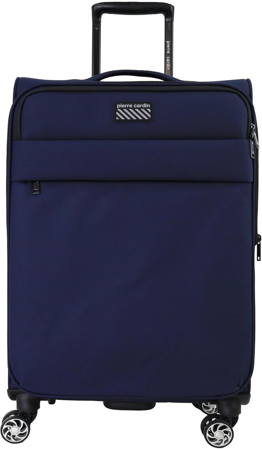 Pierre Cardin 69Cm Soft Water-Repellent Medium Suitcase Spinner in Navy image number 4