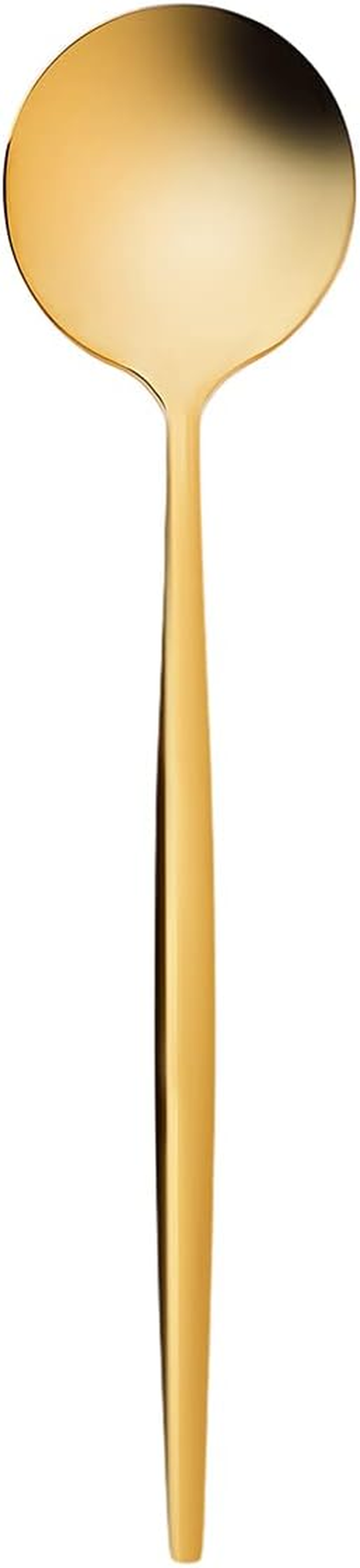 Karaca Orion Shiny Gold 30-Piece Cutlery Set Knives, Forks, Spoons, Cake Forks, Stainless Steel, Cutlery Set, Healthy and Hygienic, Modern Design image number 4