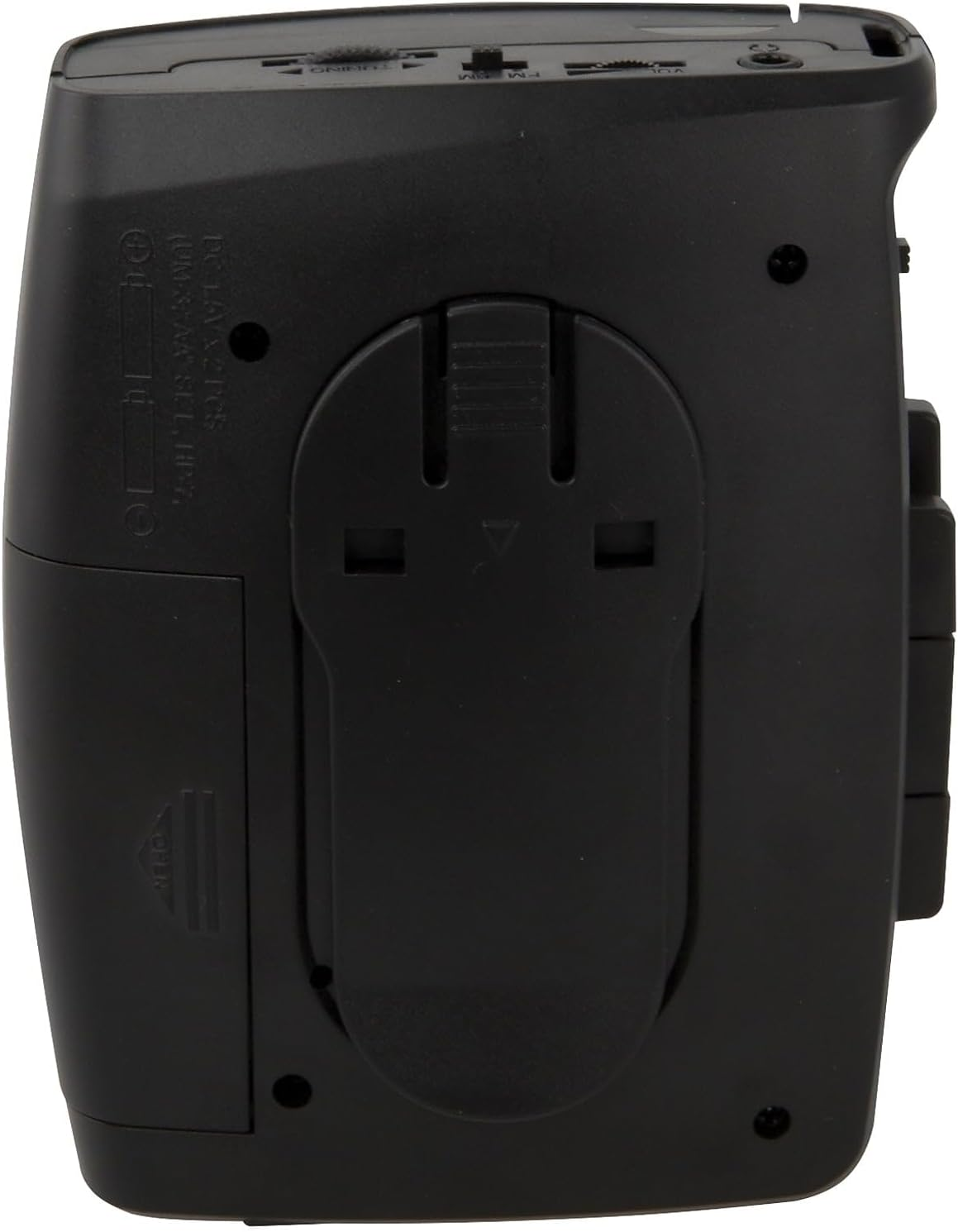 GPX CAS337 Portable Cassette Player with AM/FM Radio/Voice Record (Red/Black) image number 4