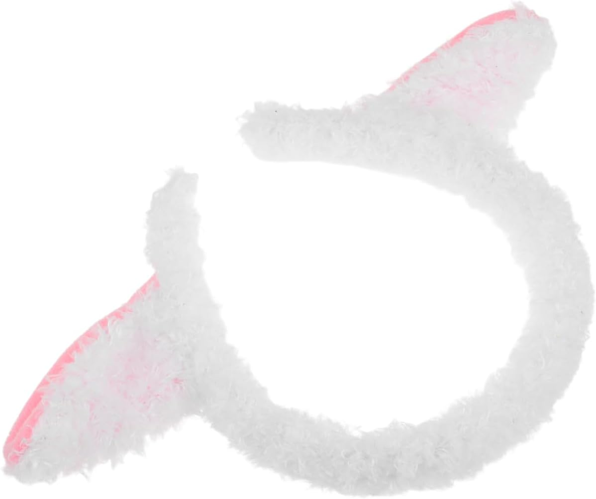 BESTOYARD Cute Lamb Ear Headband Plush Goat Ear Accessories for Lightweight and Comfortable Sheep Hairband for Dress up Cosplay Parties and Special Occasions image number 4