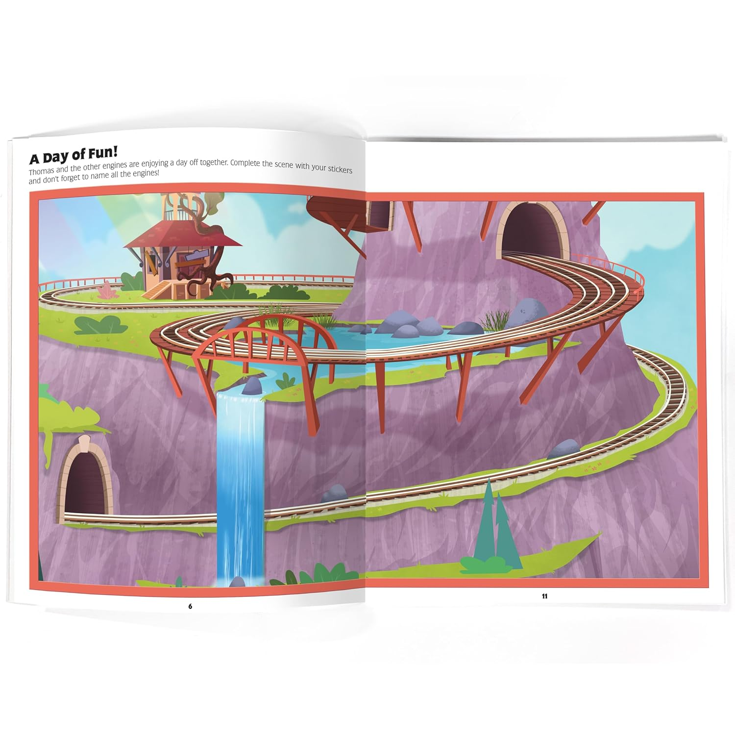 Thomas & Friends Sticker Book Treasury - Activity Books for Kids, 350 Reusable Stickers, 96 Pages of Fun image number 5