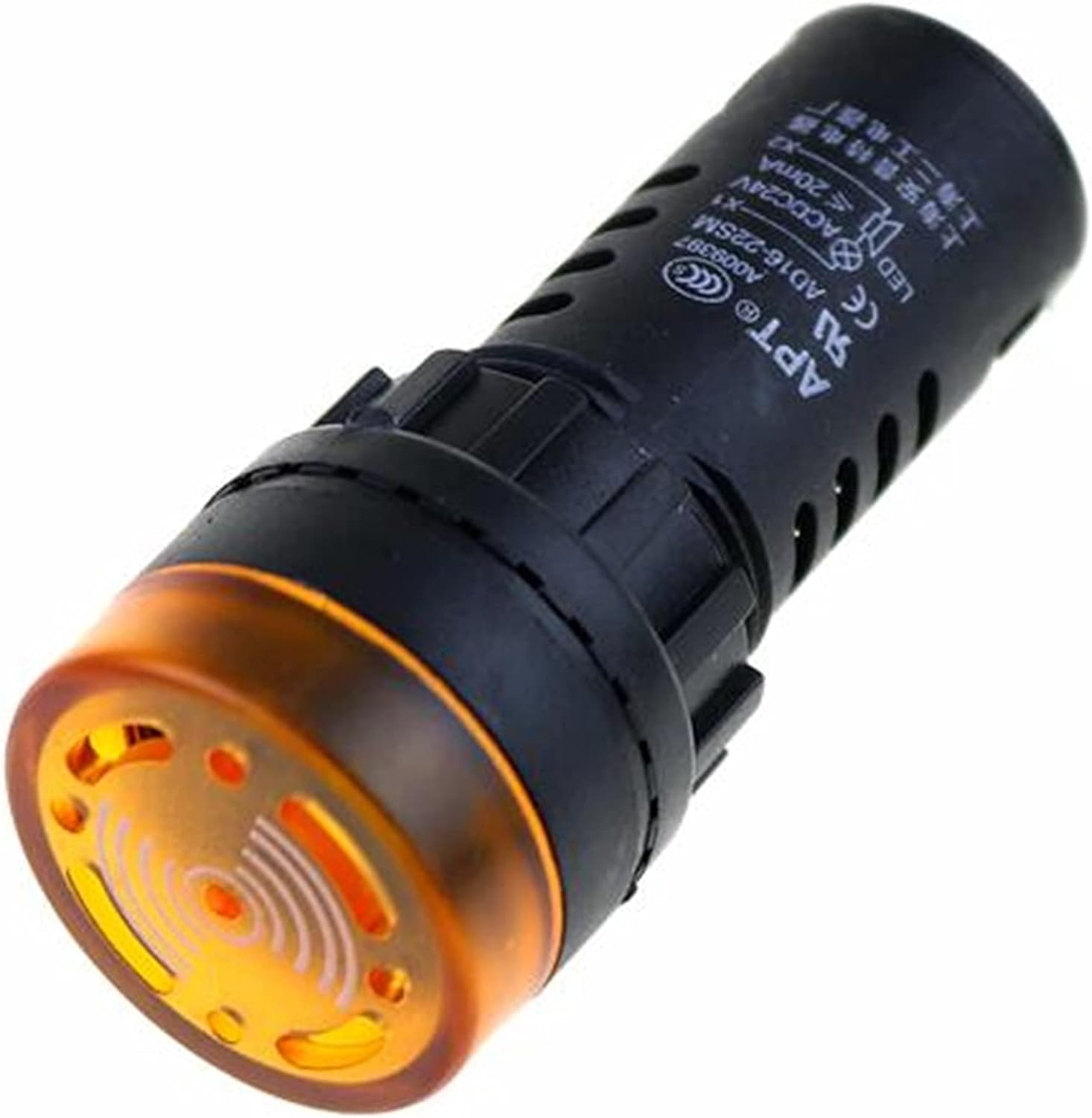 GUMMMY 1PCS AD16-22SM Intermittent Sound,Buzzer Alarm,22Mm 12V 24V 110V,220V Red Green Yellow. (Color : Red, Size : 24V)